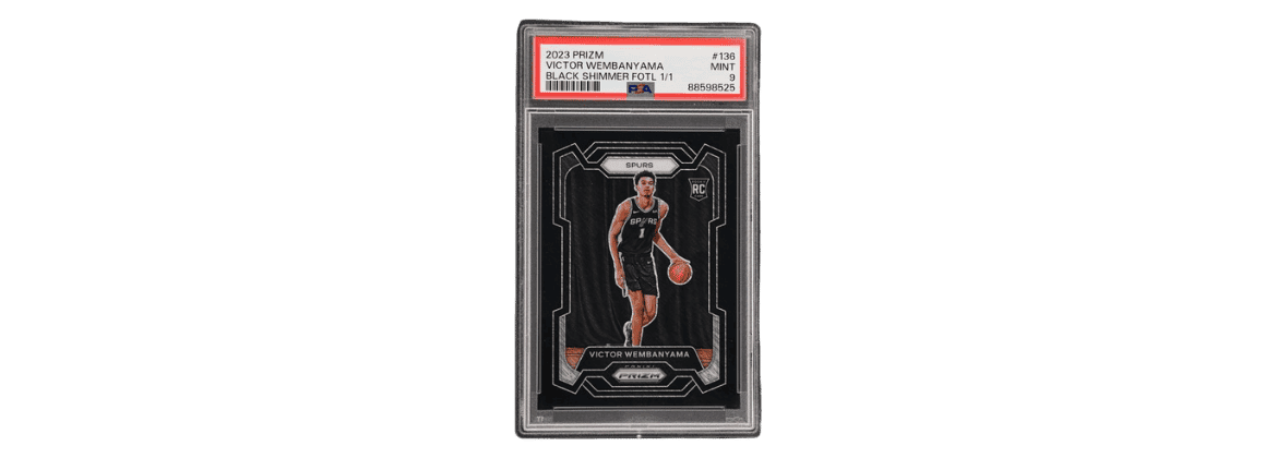 Victor Wembanyama Rookie Card Sells for Record $860K at Auction Victor Wembanyama Rookie Card Sells for Record $860K at Auction