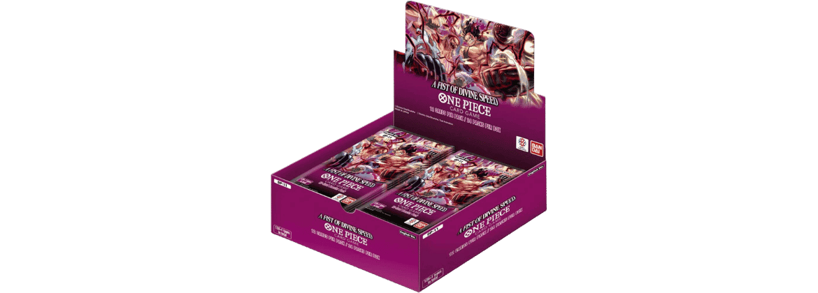 One Piece OP11 'A Fist Of Divine Speed' Booster Box Display Sealed, English, Bandai One Piece OP11 'A Fist Of Divine Speed' Booster Box Display Sealed, English, Bandai