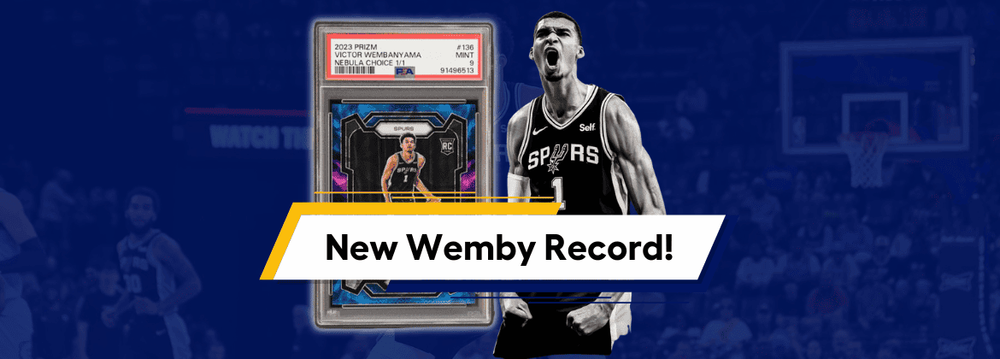 Victor Wembanyama Rookie Card Sells for Record $860K at Auction